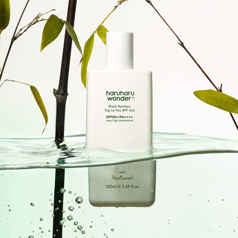 Black Bamboo Top to Toe SPF Veil