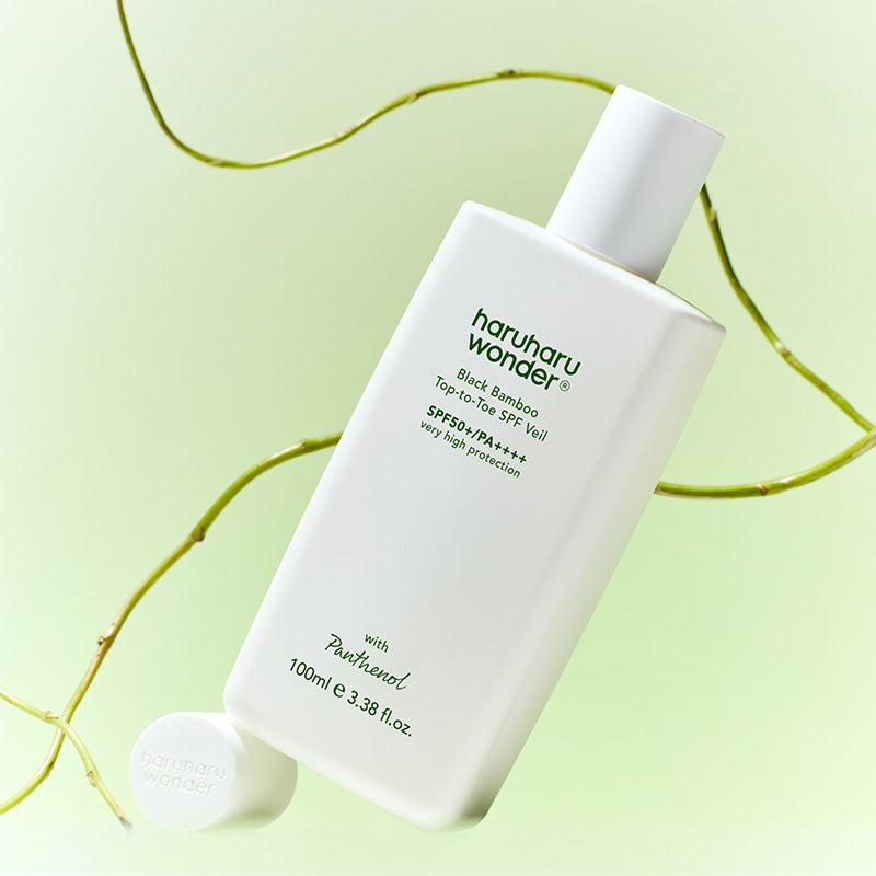 Black Bamboo Top to Toe SPF Veil