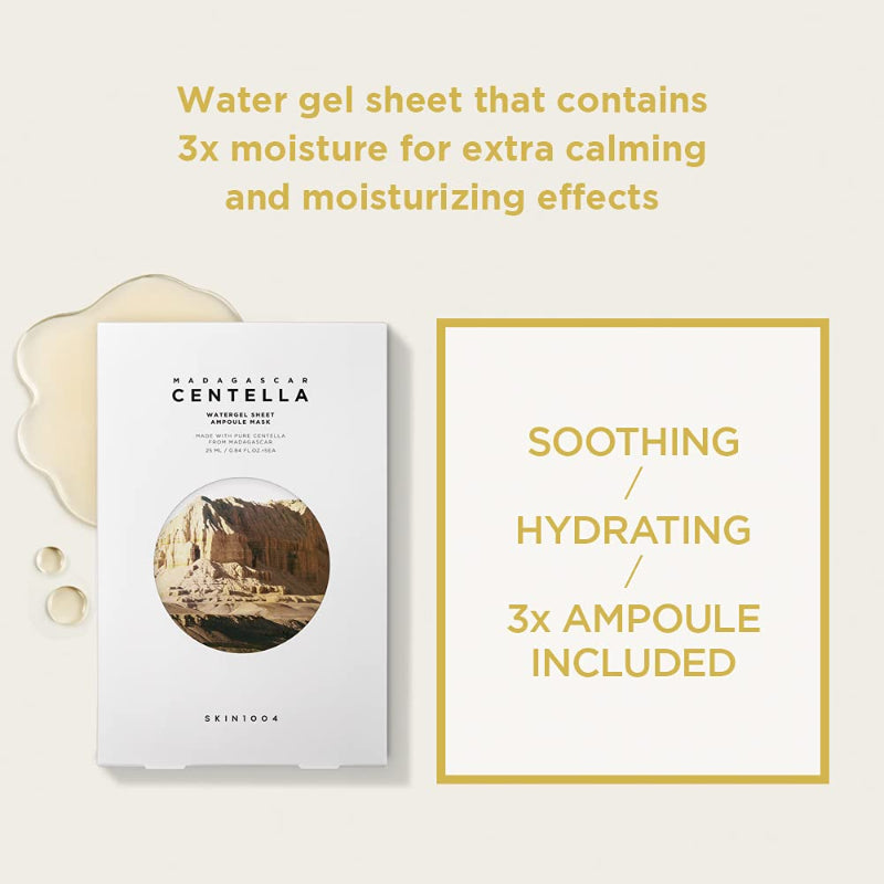 Madagascar Centella Watergel Sheet Ampoule Mask