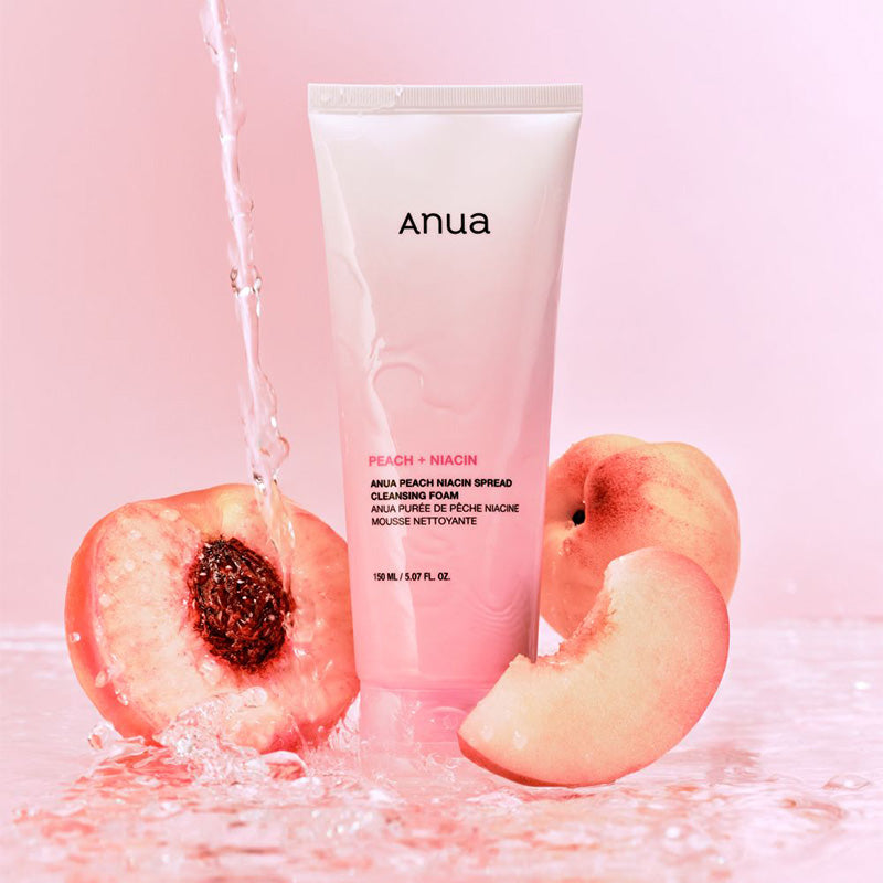 Anua Peach Niacin Spread Cleansing Foam, product photo 2