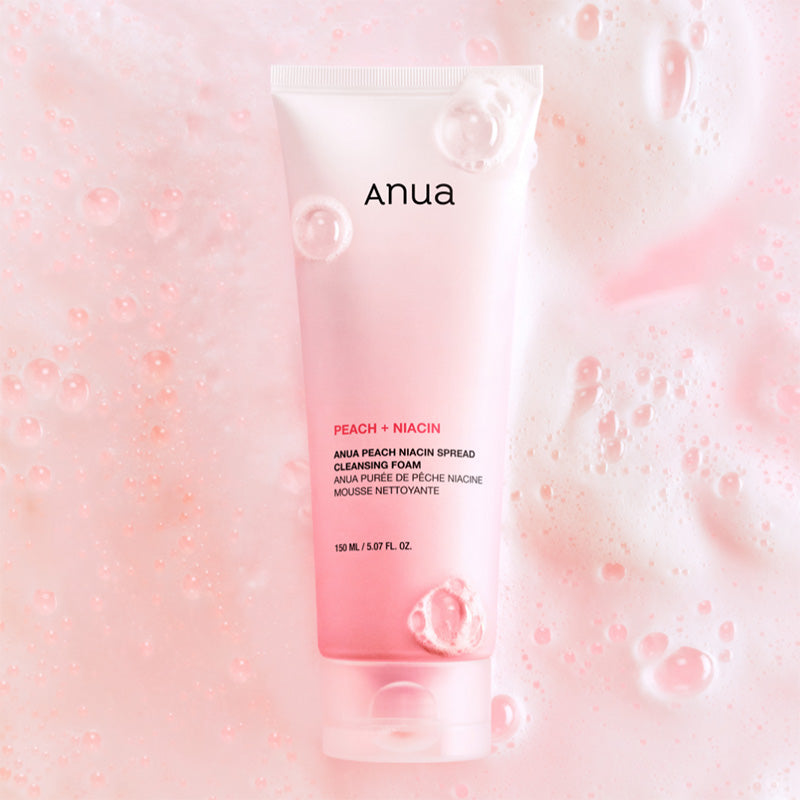 Anua Peach Niacin Spread Cleansing Foam, product photo 4