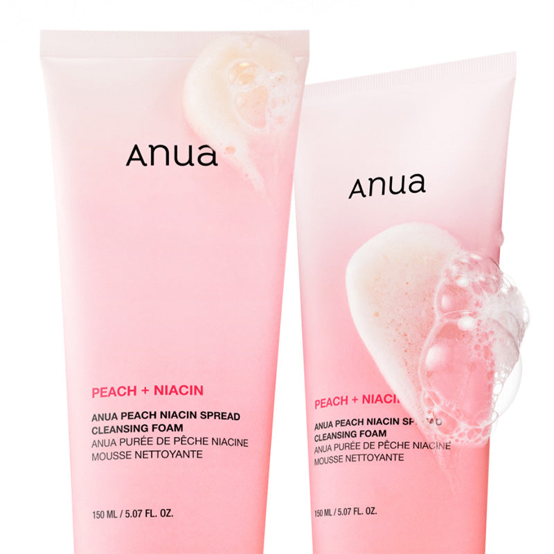 Anua Peach Niacin Spread Cleansing Foam, product photo 5