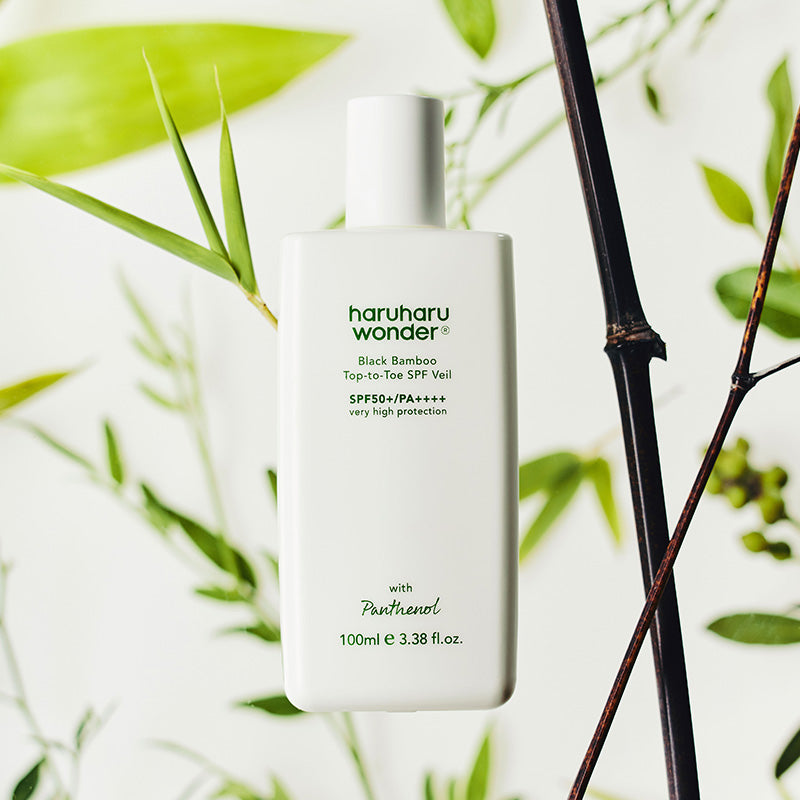 Black Bamboo Top to Toe SPF Veil