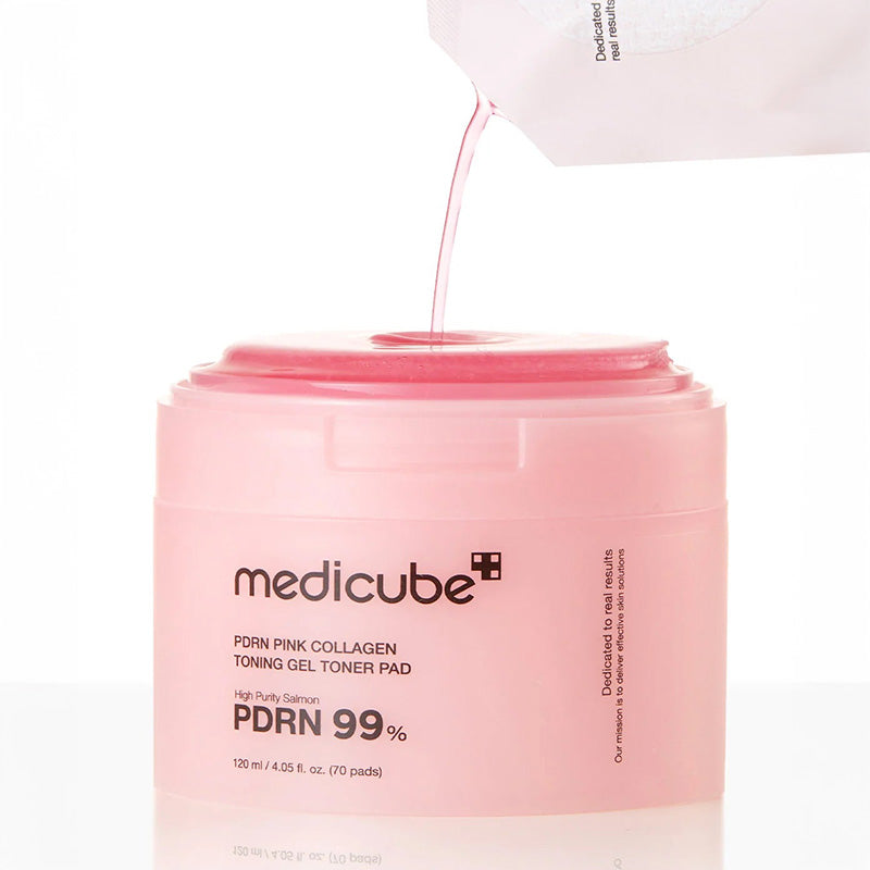 Medicube PDRN Pink Collagen Toning Gel Toner Pad