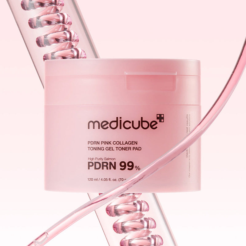 Medicube PDRN Pink Collagen Toning Gel Toner Pad