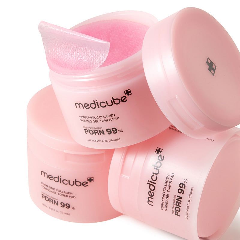 Medicube PDRN Pink Collagen Toning Gel Toner Pad