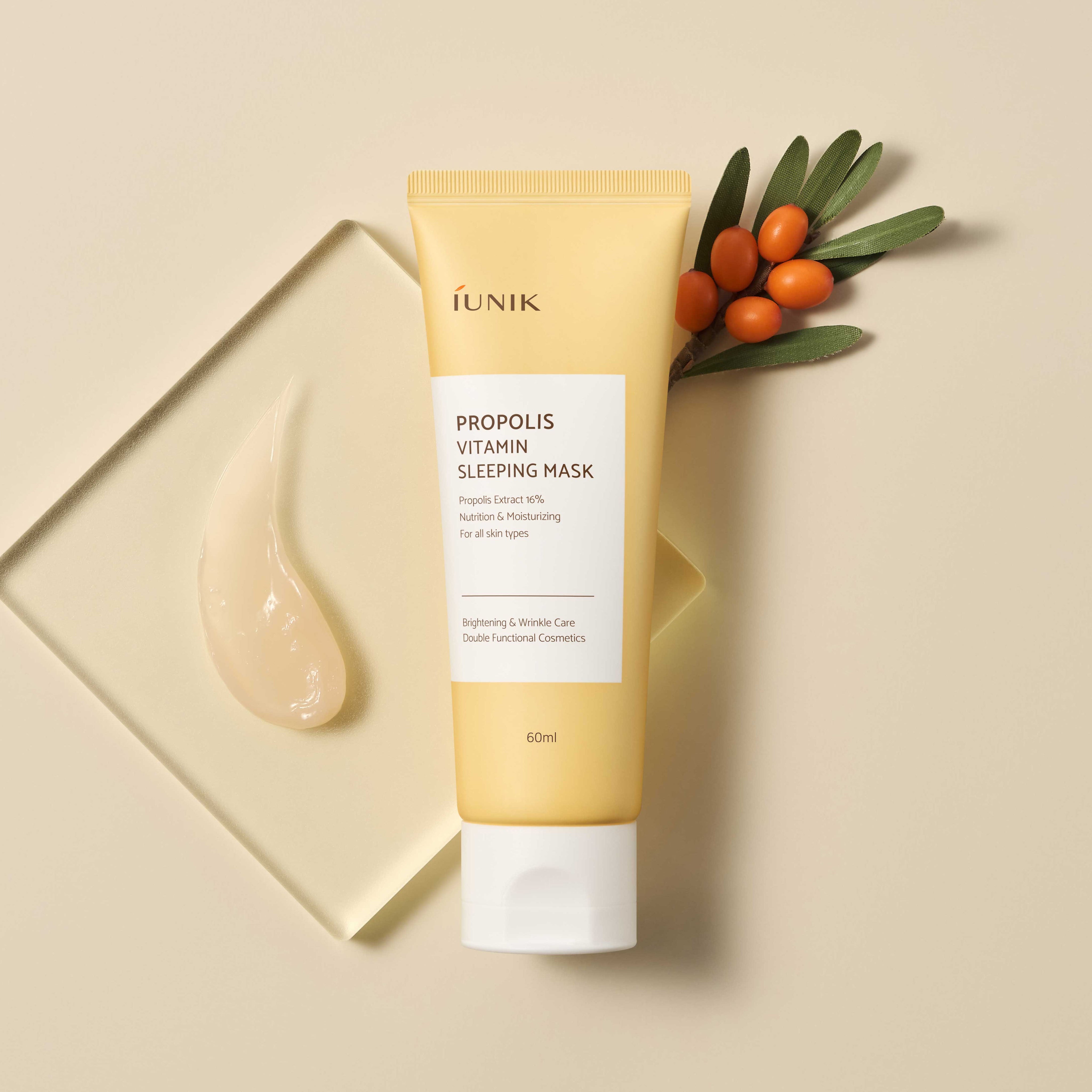 iUNIK Propolis Vitamin Sleeping Mask, product photo 2