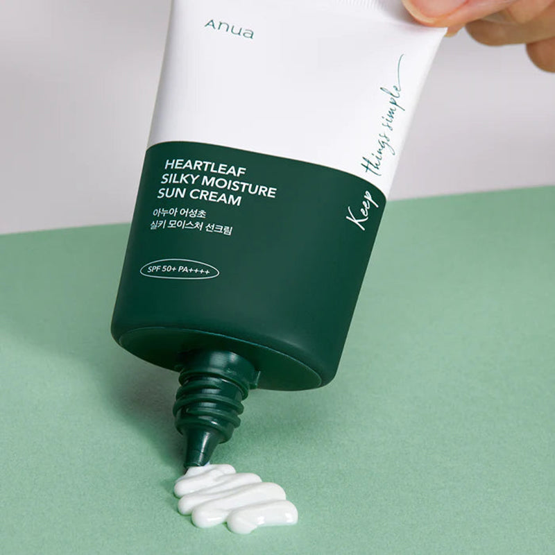 Anua Heartleaf Silky Moisture Sun Cream, product photo 4